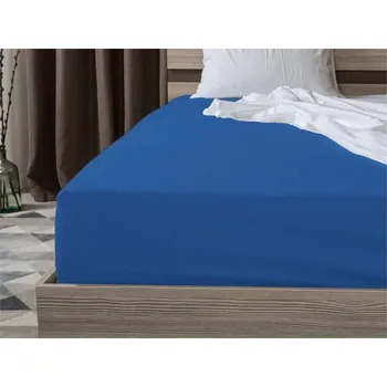 Prostěradlo Jersey prostěradlo LUX s gumkou 160/200 cm - tmavě modrá