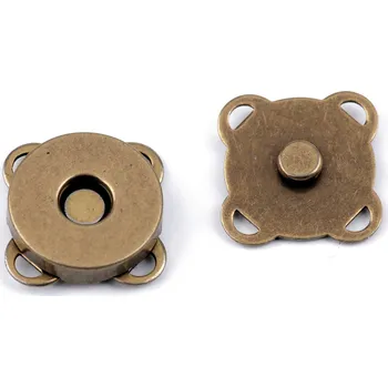 Pro Háčkování Magnetické zapínání 15 mm, staromosaz