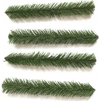 umělá květina UMĚLÁ ZELENÁ VĚTVIČKA NA DEKORACE, 10 ks x 35 cm