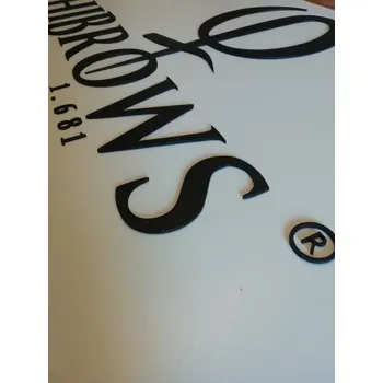 Samolepící dekorace Logo firmy na zeď - Výroba Řezané Logo - Rozměr loga 40x30 cm