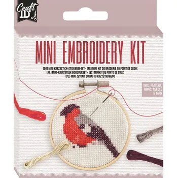 Vyšívací vzor Grafix Vyšívání křížkovým stehem mini sada Ptáček