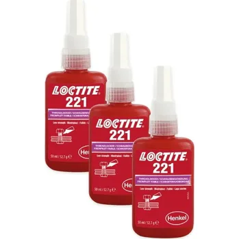 Stavební chemie Loctite 221 - 50 ml, nízkopevnostní 3 x Loctite 221 - 50 ml