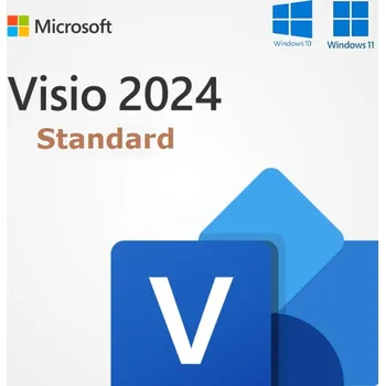 Počítač Microsoft Visio 2024 Standard, nová D86-02427