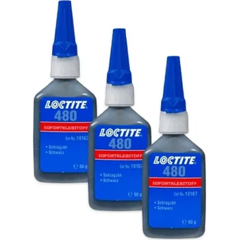 Stavební chemie Loctite 480 - 20 g, vteřinové lepidlo 3 x Loctite 480 - 20 g