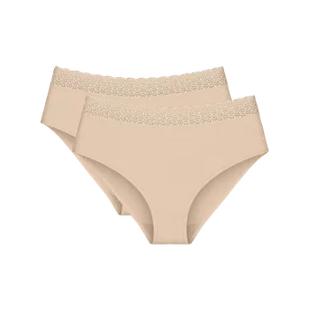 Kalhotky Dámské kalhotky Feel of Modal Midi 2P - YELLOW - sv. béžové 0026 - TRIUMPH YELLOW S
