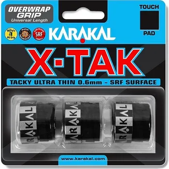 Vrchní omotávka Karakal X-Tak Overgrip 3er Black