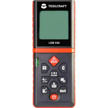 Měřící laser Conrad Laserový dálkoměr Toolcraft LDM X40
