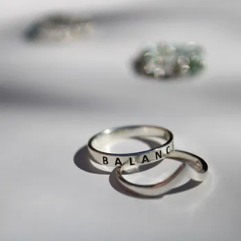 Prsten Prstýnkárna BALANCE Kolekce POSELSTVÍ Stříbrný prsten AG 925 ≤ 2,0 g Velikost prstenu: 11 (64/65)