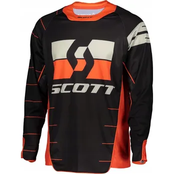 Moto bunda SCOTT Tričko Off ENDURO černo-oranžové L
