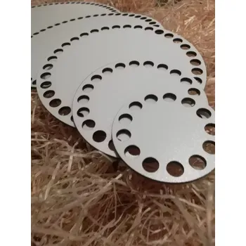 Dřevěné dno na háčkování košíků 5ks