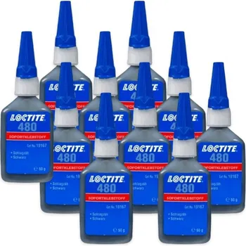 Stavební chemie Loctite 480 - 20 g, vteřinové lepidlo 10 x Loctite 480 - 20 g