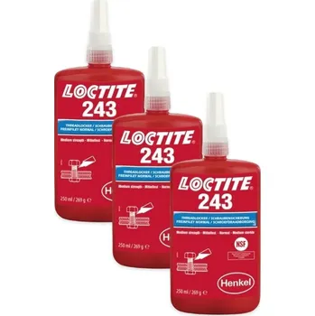 Stavebniny Loctite 243 - 250 ml, středněpevnostní 3 x Loctite 243 - 250 ml