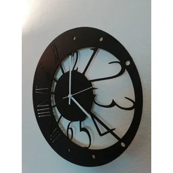 Hodiny Nástěnné hodiny do kuchyně REMO - Bílé ručičky