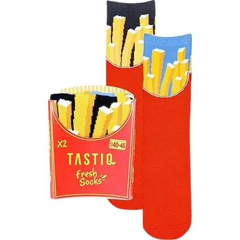Pánské ponožky Ponožky Tastiq Unisex Socks 2-Pack Pommes Giftbox 40-46