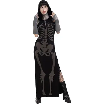 Dámské šaty šaty dámské KILLSTAR - Catacomb - Black - 4XL