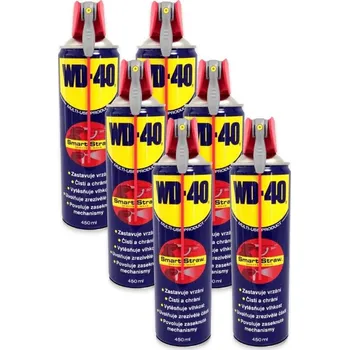 Průmyslové lepidlo WD-40 - 450 ml Smart Straw univerzální mazivo 6 x WD40 - 450 ml Smart Straw univerzální mazivo, WD 40