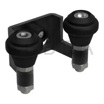 Horní doraz pro brány - 60 mm, Černá (Horní doraz pro rám brány 60 mm)