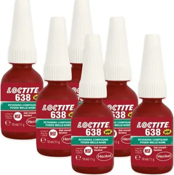 Stavební chemie Loctite 638 - 10 ml upevňování 6 x Loctite 638 - 10 ml