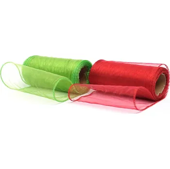 Organza 12 cm Bílá