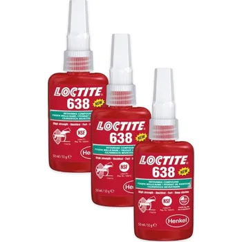 Stavební chemie Loctite 638 - 50 ml upevňování 3 x Loctite 638 - 50 ml
