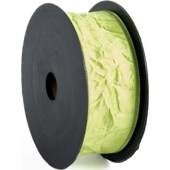 Stuha Taftová stuha 4 cm Zelená