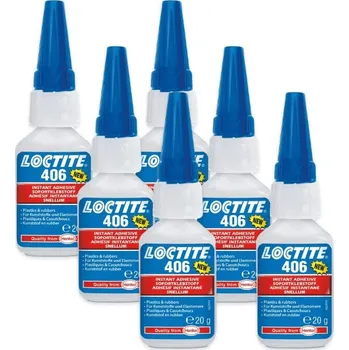 Stavební chemie Loctite 406 - 20 g, vteřinové lepidlo 6 x Loctite 406 - 20 g