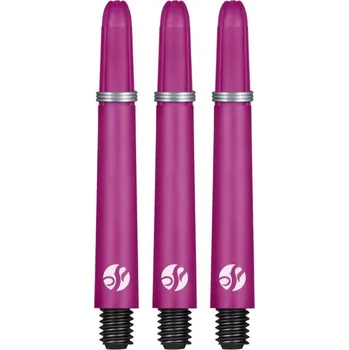 Příslušenství pro šipky Shot Násadky Koi Carbon Colour - medium - pink