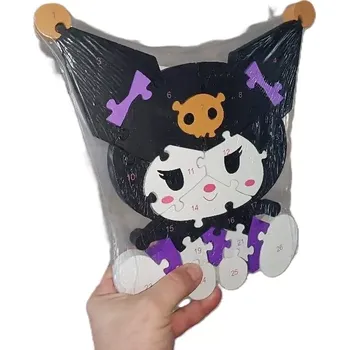 Puzzle Vzdělávací dřevěné Puzzle holčička Kuromi