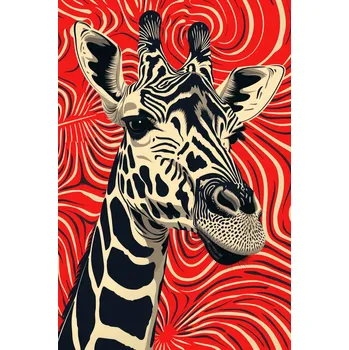 Plakát Plakát Pohled Žirafy bez rámu 61 x 91,5 cm