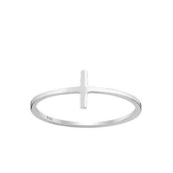 Prsten CROSS Stříbrný prsten Křížek AG 925 ≤ 0,5 g Velikost prstenu: 7 (54/55)