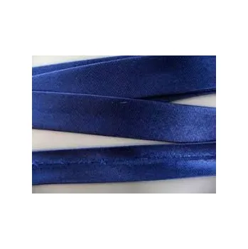 Šikmý proužek saténový, šíře 14 mm, různé barvy barva: modrá