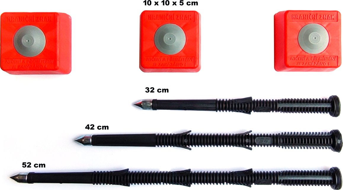 Mezník Plastmark délka: 42 cm