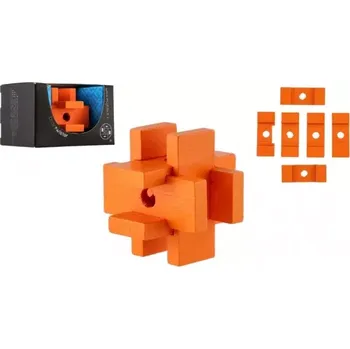 Hlavolam Dřevěný hlavolam BrainTwister do krabičky 8 × 5 × 5 cm