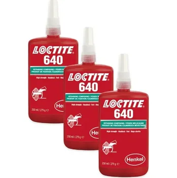 Stavební chemie Loctite 640 - 250 ml upevňování 3 x Loctite 640 - 250 ml