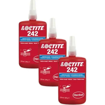 Stavební chemie Loctite 242 - 250 ml, středněpevnostní 3 x Loctite 242 - 250 ml