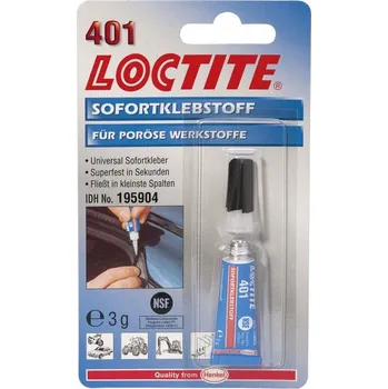 Stavební chemie Loctite 401 - 3 g, vteřinové lepidlo 1 x Loctite 401 - 3 g