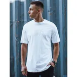 Tshirt Pánské tričko s potiskem RX5504 Barva: Bílá, Velikost: L