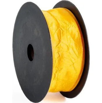 Stuha Taftová stuha 4 cm Žlutá