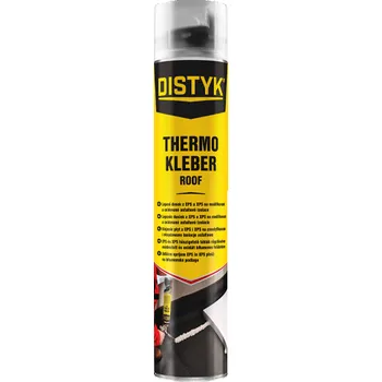 Tmel Pistolová pěna THERMO KLEBER ROOF DISTYK Line 750 ml žlutá