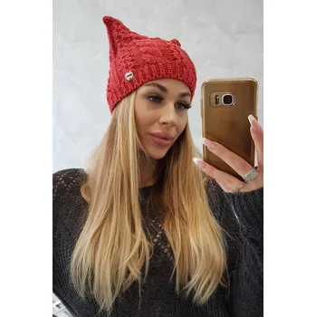 Čepice Fleecová čepice Rabbid K237 v malinové barvě UNI