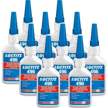 Stavební chemie Loctite 496 - 50 g, vteřinové lepidlo 10 x Loctite 496 - 50 g