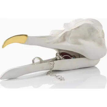 Krabice na pečivo šperkovnice (dekorace) SUCK UK - BIRD SKULL