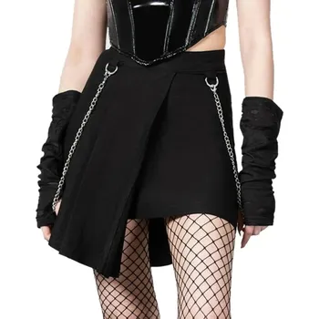 Dámská sukně sukně dámská KILLSTAR - Moonbeam - Black - 4XL