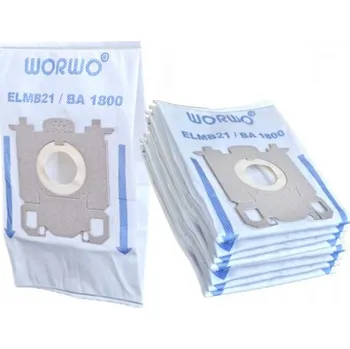 Sáček do vysavače Sáčky WORWO ELMB21 (typ s-bag NEW) mikrovlákno 8ks