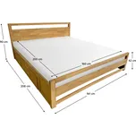 Manželská postel SHEILA Tempo Kondela