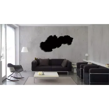 Dřevěná mapa Slovenské republiky na zeď - 30x15 cm