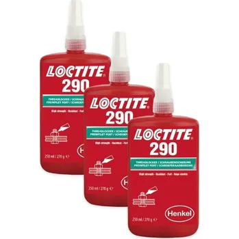 Stavební chemie Loctite 290 - 250 ml, vysokopevnostní, pro malé a jemné závity 3 x Loctite 290 - 250 ml