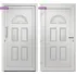 Vchodové dveře Vchodové dveře 279254 98/198 P bílé