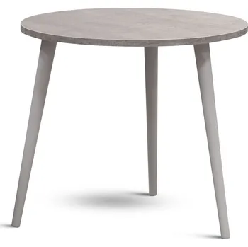 L6 – Designový konferenční stolek, masivní nohy, průměr 60 cm