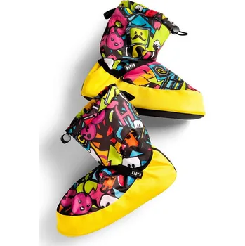 Dětská sálová obuv Bloch,Zahřívací booties – kolekce IM009KBP, stickerbomb 31-33